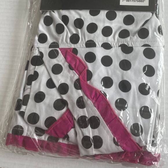 Unique Vintage Black and White Polka Dot Vintage Style 1950s Apron Pin Up #27 - Picture 3 of 3